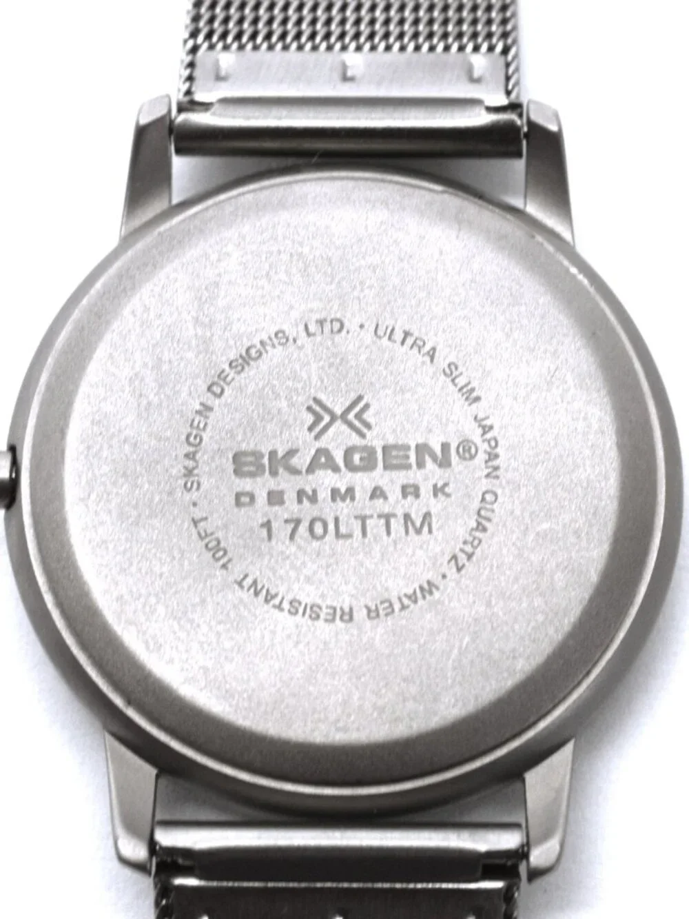 Skagen Titanium Mens Watch 170LTTM Stainless Steel Quartz